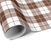 Papier voor het verpakken van bruin en wit betonne (Rol Hoek)