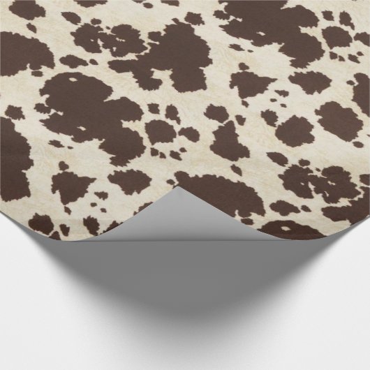 Papier voor het verpakken van bruin en wit Koeienh (Hoek)