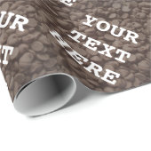 Papier voor het verpakken van bruine chocoladechip (Rol Hoek)