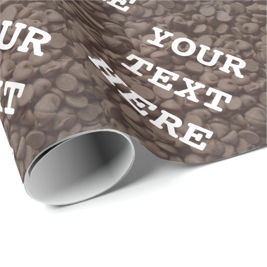 Papier voor het verpakken van bruine chocoladechip (Rol Hoek)