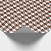 Papier voor het verpakken van bruine en witte vink (Hoek)