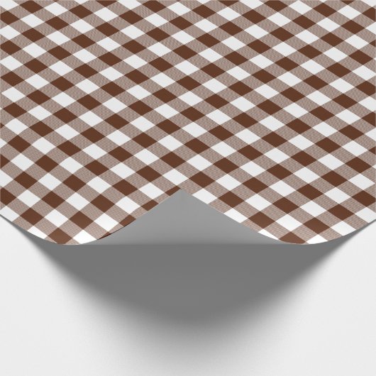 Papier voor het verpakken van bruine en witte vink (Hoek)