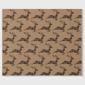 Papier voor het verpakken van bruine herten (Vlak)