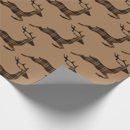 Papier voor het verpakken van bruine herten (Hoek)