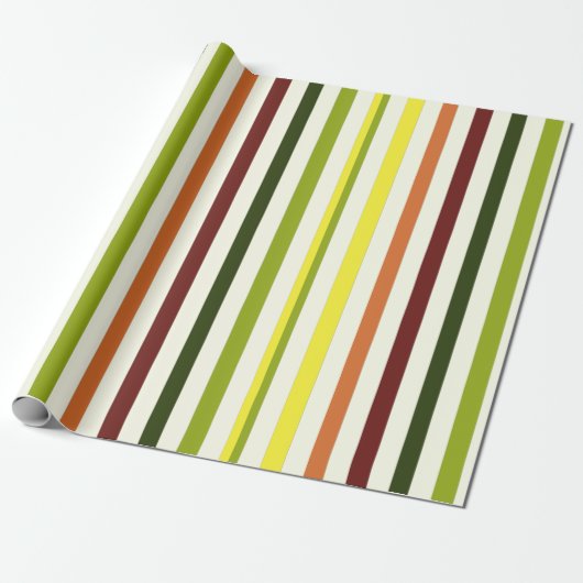 Papier voor het verpakken van cadeaus met gekleurd (Uitgerold)