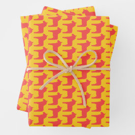 Papier voor het verpakken van Dala Horse Inpakpapier Vel