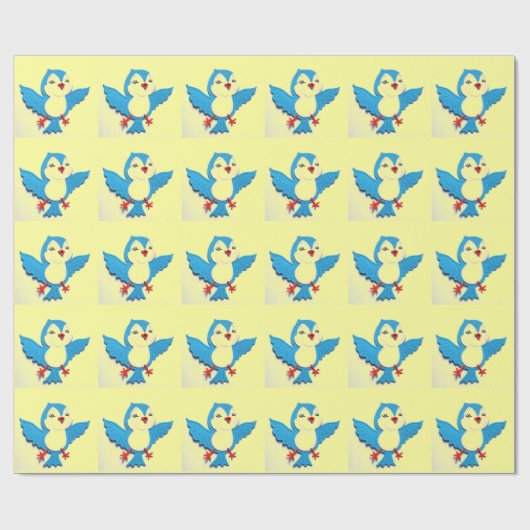 Papier voor het verpakken van diepzeevogels (Vlak)