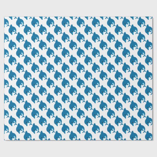 Papier voor het verpakken van dolfijnen (Vlak)