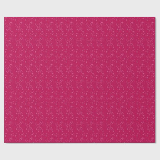 Papier voor het verpakken van Fuschia (Vlak)