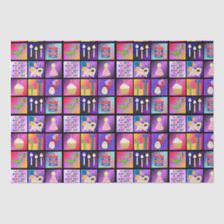 Papier voor het verpakken van gefeliciteerde verja