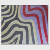 papier voor het verpakken van gekleurde golven (Vlak)