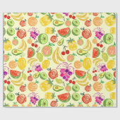 Papier voor het verpakken van gemengde vruchten (Vlak)