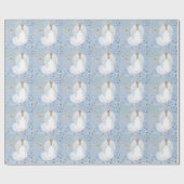 Papier voor het verpakken van geverfde engel en st (Vlak)