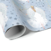 Papier voor het verpakken van geverfde engel en st (Rol Hoek)