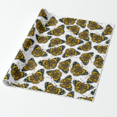 Papier voor het verpakken van gevilde vlinders, ge (Uitgerold)