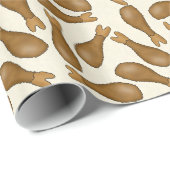 Papier voor het verpakken van gevlochten kippen (Rol Hoek)