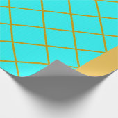 Papier voor het verpakken van goud en turbulenties (Hoek)