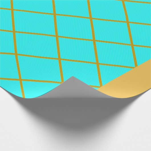 Papier voor het verpakken van goud en turbulenties (Hoek)