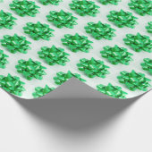 Papier voor het verpakken van groene bogen (Hoek)