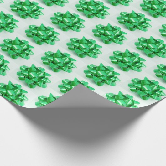 Papier voor het verpakken van groene bogen (Hoek)