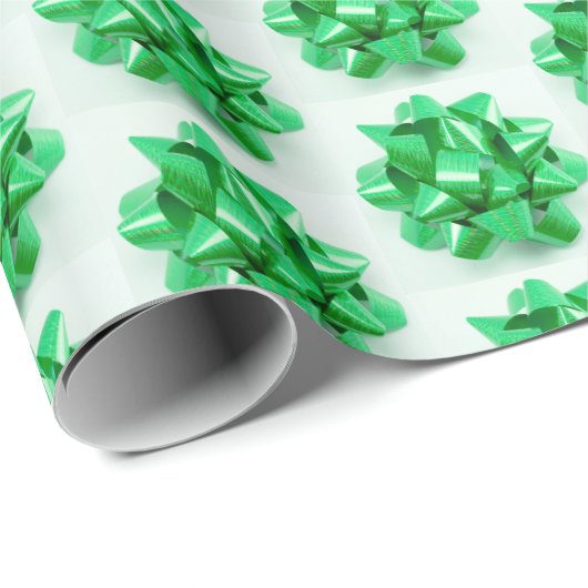 Papier voor het verpakken van groene bogen (Rol Hoek)