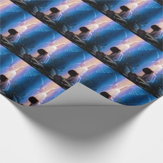 Papier voor het verpakken van Guardian Angel (Hoek)