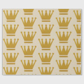 Papier voor het verpakken van gulden kroon (Vlak)
