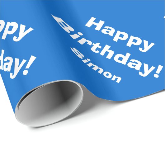 Papier voor het verpakken van Happy Birthday | naa (Rol Hoek)