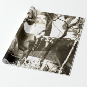 papier voor het verpakken van hertenbokken (Uitgerold)