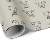 Papier voor het verpakken van honden (Rol Hoek)