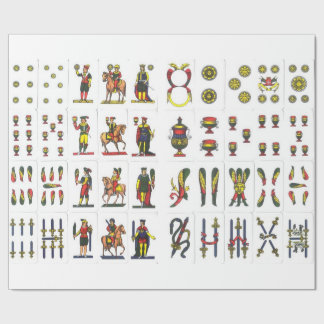 Papier voor het verpakken van karte Napoletaan