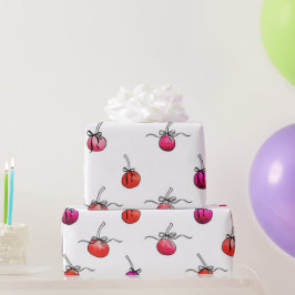 papier voor het verpakken van kersencadeaus
