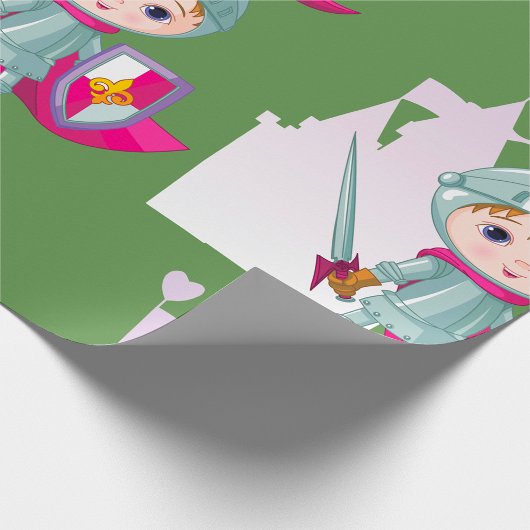 papier voor het verpakken van kinderridders