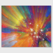 papier voor het verpakken van kleurenburst (Vlak)