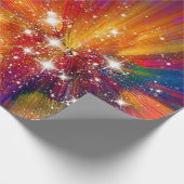 papier voor het verpakken van kleurenburst (Hoek)