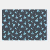 papier voor het verpakken van nautische havens inpakpapier vel (Voorkant)