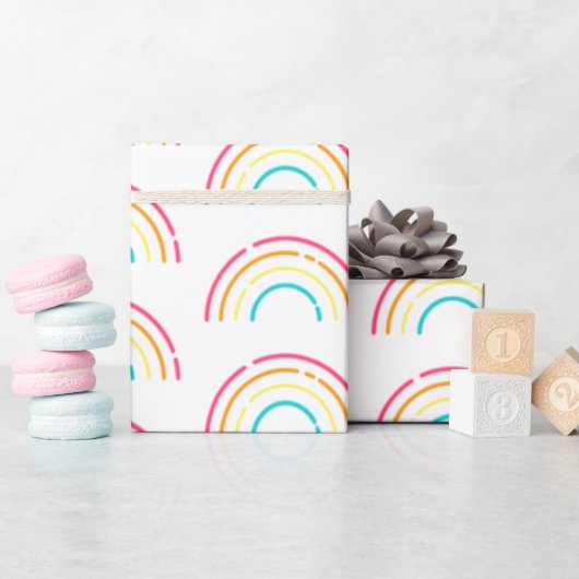 papier voor het verpakken van neonfiguren (Baby Shower)