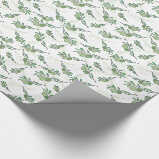 papier voor het verpakken van olijftakken | elega (Hoek)