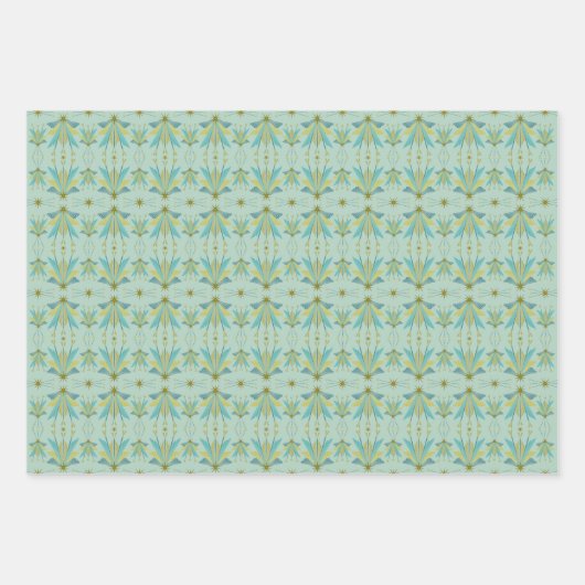 Papier voor het verpakken van onbewerkte sterren inpakpapier vel (Voorkant 2)