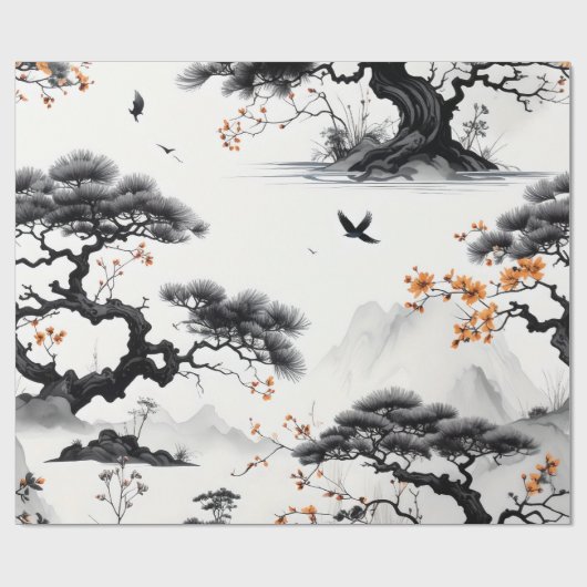 papier voor het verpakken van Oost-Aziatische inkt (Vlak)