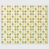 Papier voor het verpakken van paaspatroonfeestdage (Vlak)