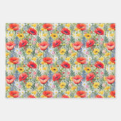 Papier voor het verpakken van papavers inpakpapier vel (Voorkant 3)