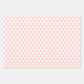 Papier voor het verpakken van pasta-roze pokadop inpakpapier vel (Voorkant 2)