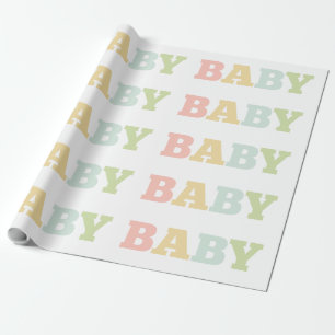 Papier voor het verpakken van pasta's, baby shower