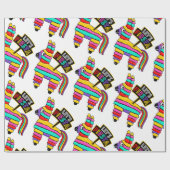 Papier voor het verpakken van piñata-patroon van D (Vlak)