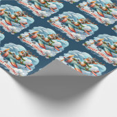 papier voor het verpakken van rendiervliegende vli (Hoek)