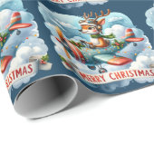 papier voor het verpakken van rendiervliegende vli (Rol Hoek)