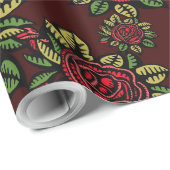 papier voor het verpakken van rode rozen (Rol Hoek)