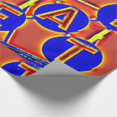 papier voor het verpakken van rood/blauw vlees (Hoek)