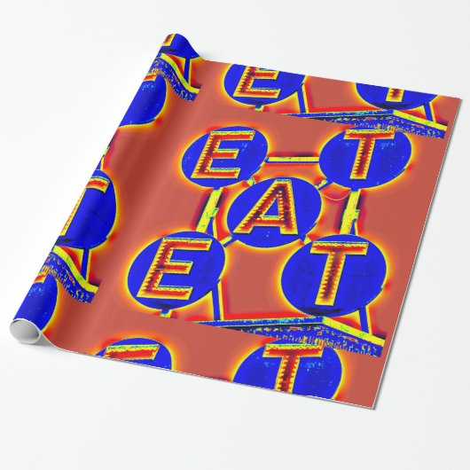 papier voor het verpakken van rood/blauw vlees (Uitgerold)